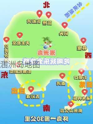 涠洲岛地图