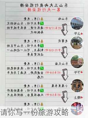 请你写一份旅游攻略