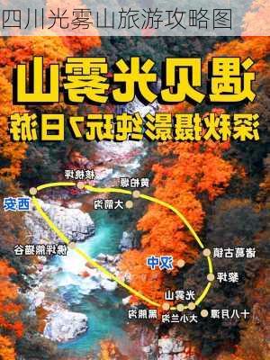 四川光雾山旅游攻略图