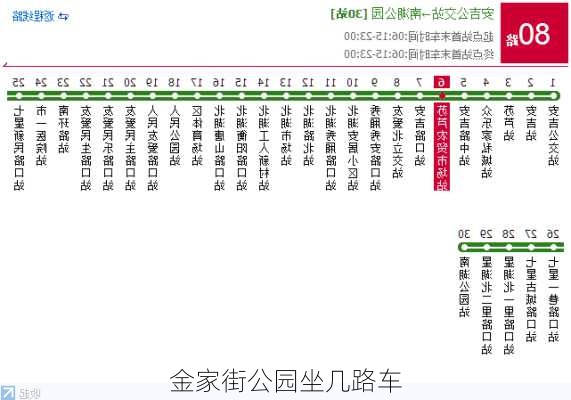 金家街公园坐几路车