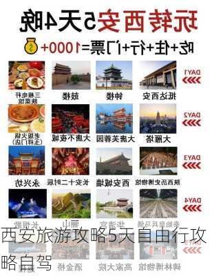 西安旅游攻略5天自由行攻略自驾