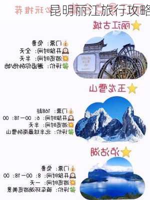 昆明丽江旅行攻略