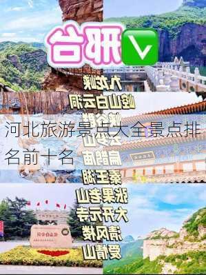 河北旅游景点大全景点排名前十名