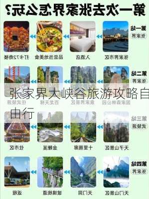 张家界大峡谷旅游攻略自由行