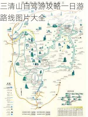 三清山自驾游攻略一日游路线图片大全