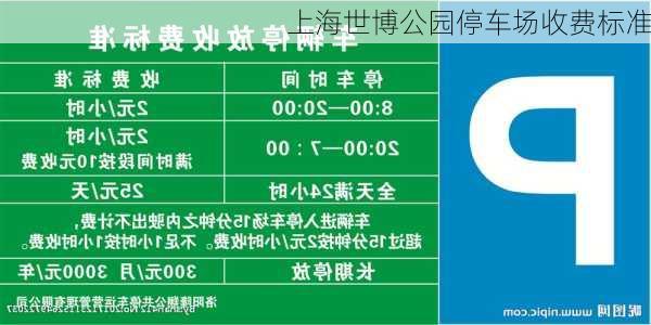 上海世博公园停车场收费标准