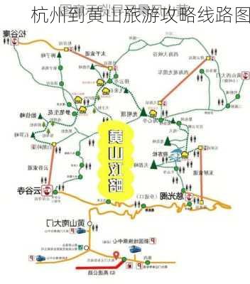 杭州到黄山旅游攻略线路图