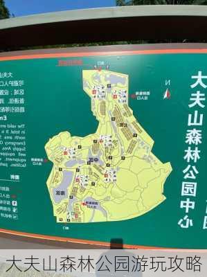 大夫山森林公园游玩攻略