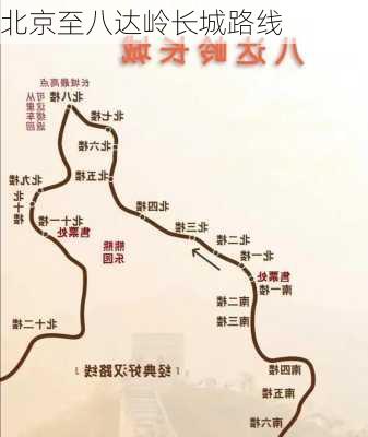 北京至八达岭长城路线