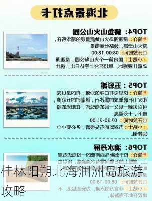 桂林阳朔北海涠洲岛旅游攻略