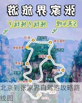 北京到张家界自驾游攻略路线图