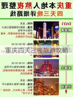 重庆四天三夜旅游攻略