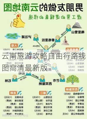 云南旅游攻略自由行路线图高清最新版