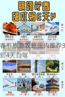 春节旅游攻略国内推荐3到4天自驾