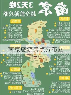 南京旅游景点分布图