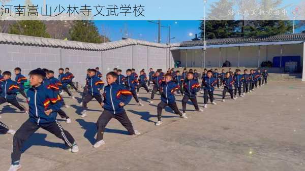 河南嵩山少林寺文武学校