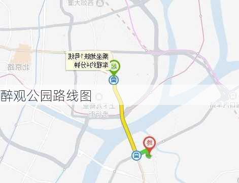 醉观公园路线图