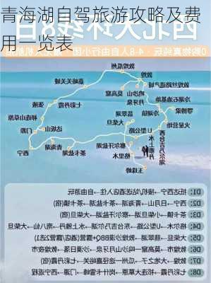 青海湖自驾旅游攻略及费用一览表