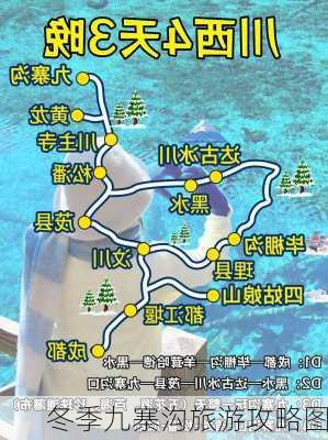 冬季九寨沟旅游攻略图