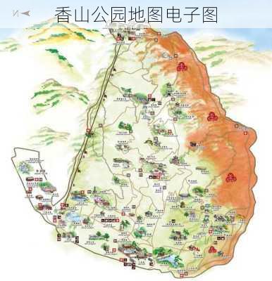 香山公园地图电子图