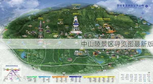 中山陵景区导览图最新版