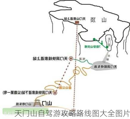 天门山自驾游攻略路线图大全图片