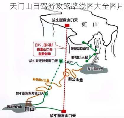 天门山自驾游攻略路线图大全图片