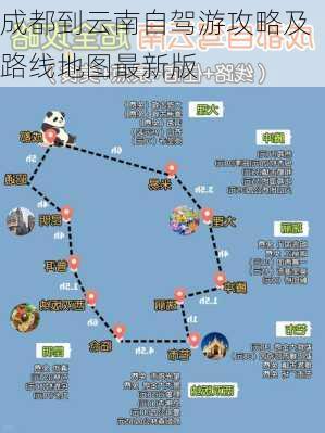 成都到云南自驾游攻略及路线地图最新版