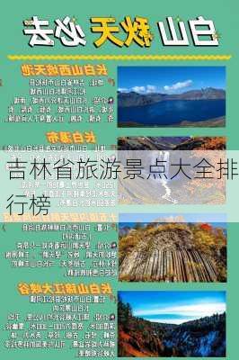 吉林省旅游景点大全排行榜