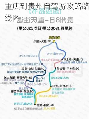 重庆到贵州自驾游攻略路线图