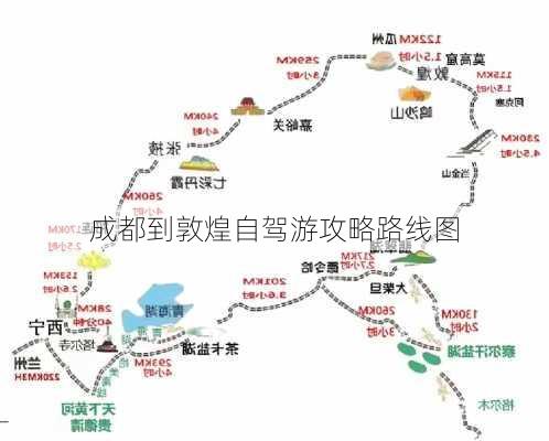 成都到敦煌自驾游攻略路线图