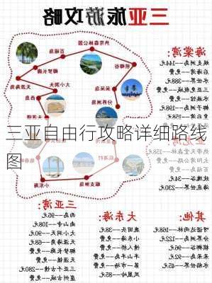 三亚自由行攻略详细路线图