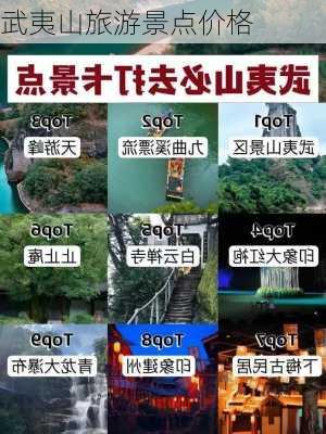 武夷山旅游景点价格