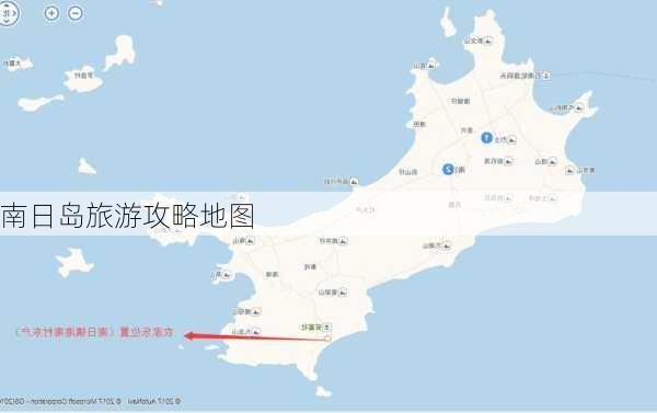 南日岛旅游攻略地图