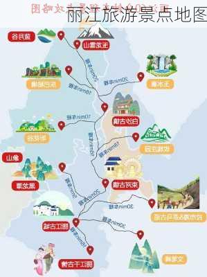 丽江旅游景点地图