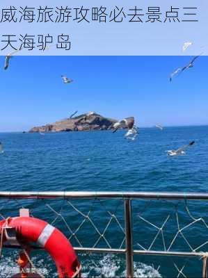 威海旅游攻略必去景点三天海驴岛