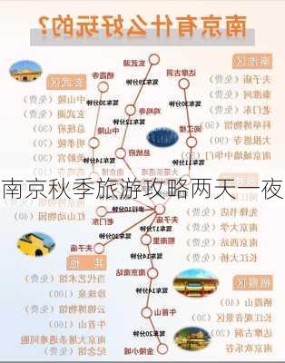 南京秋季旅游攻略两天一夜