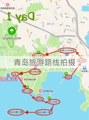 青岛旅游路线拍摄