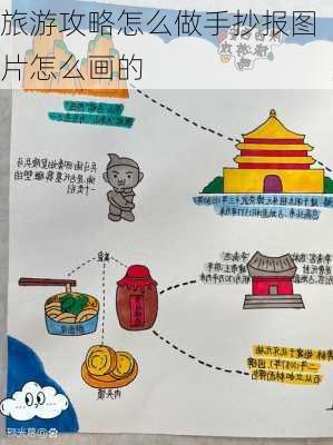 旅游攻略怎么做手抄报图片怎么画的