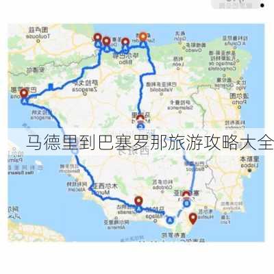 马德里到巴塞罗那旅游攻略大全