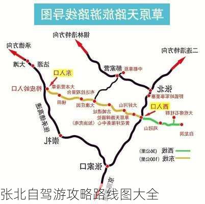 张北自驾游攻略路线图大全