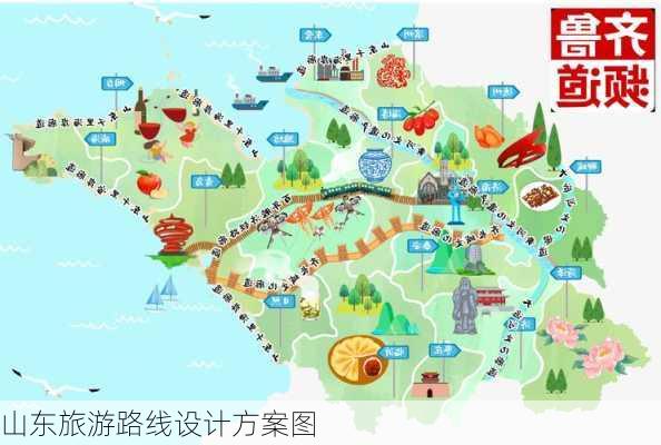 山东旅游路线设计方案图