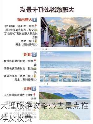 大理旅游攻略必去景点推荐及收费