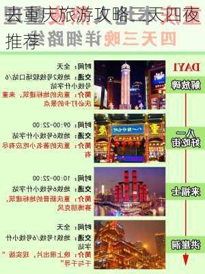 去重庆旅游攻略三天四夜推荐