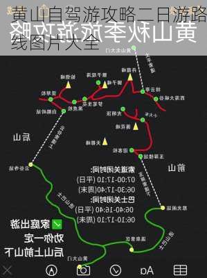 黄山自驾游攻略二日游路线图片大全