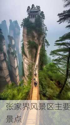 张家界风景区主要景点